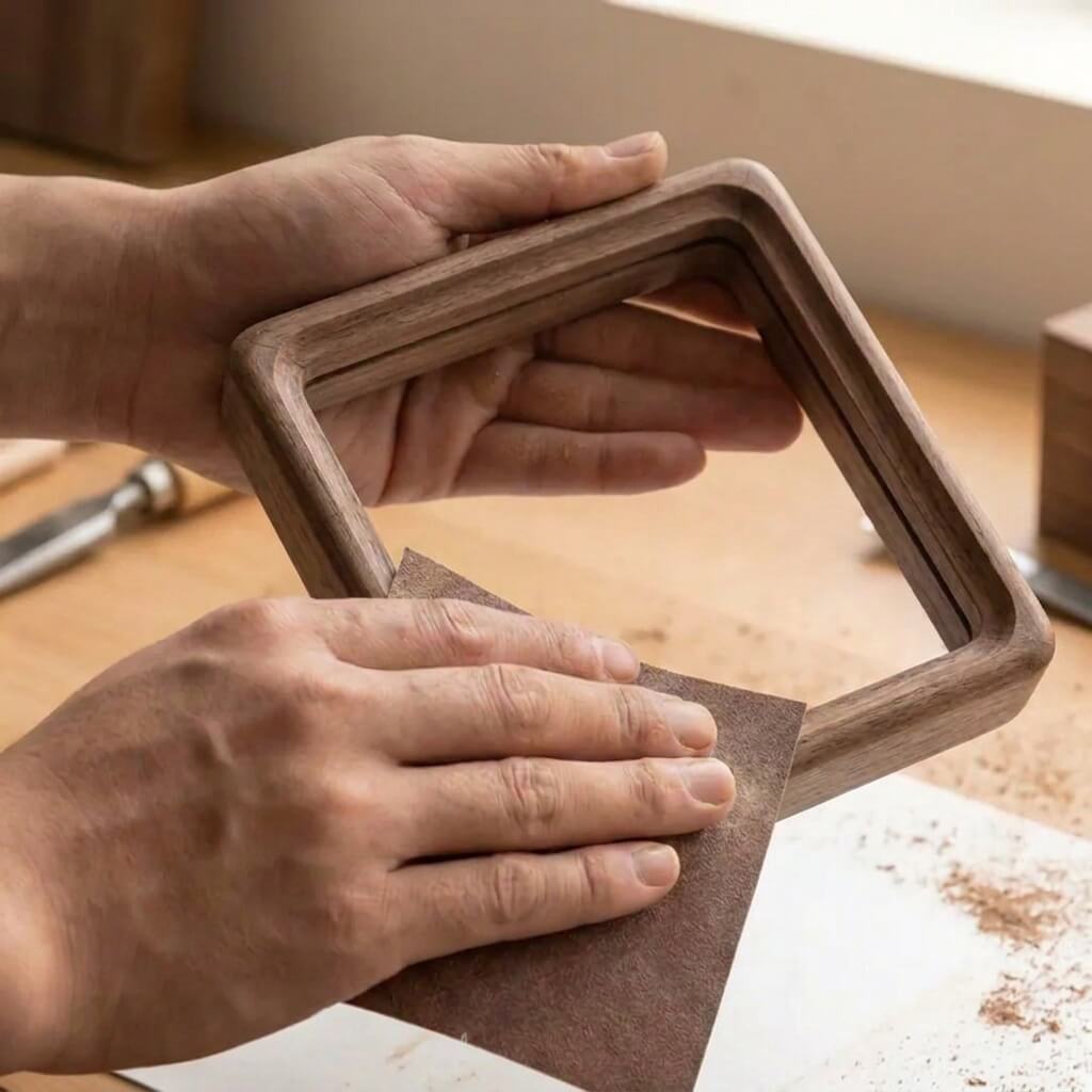 Moon Frame — Acrylic Floating Wood Picture Frame | HanSimon Moon Frame — Acrylic Floating Wood Picture Frame - Image 9
