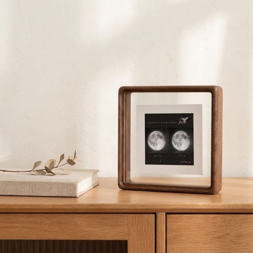 Moon Frame — Acrylic Floating Wood Picture Frame | HanSimon Moon Frame — Acrylic Floating Wood Picture Frame - Image 7