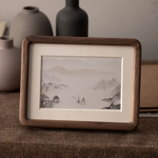 Bless Frame — Classic Round Corner Solid Wood Picture Frame