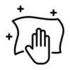 Cleaning Cloth Icons