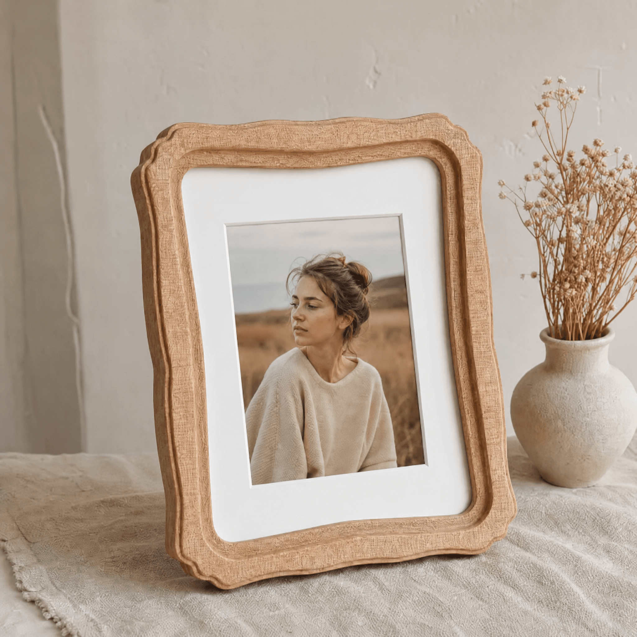 Grove Frame — Curvy Solid Wood Picture Frame | HanSimon Grove Frame — Curvy Solid Wood Picture Frame
