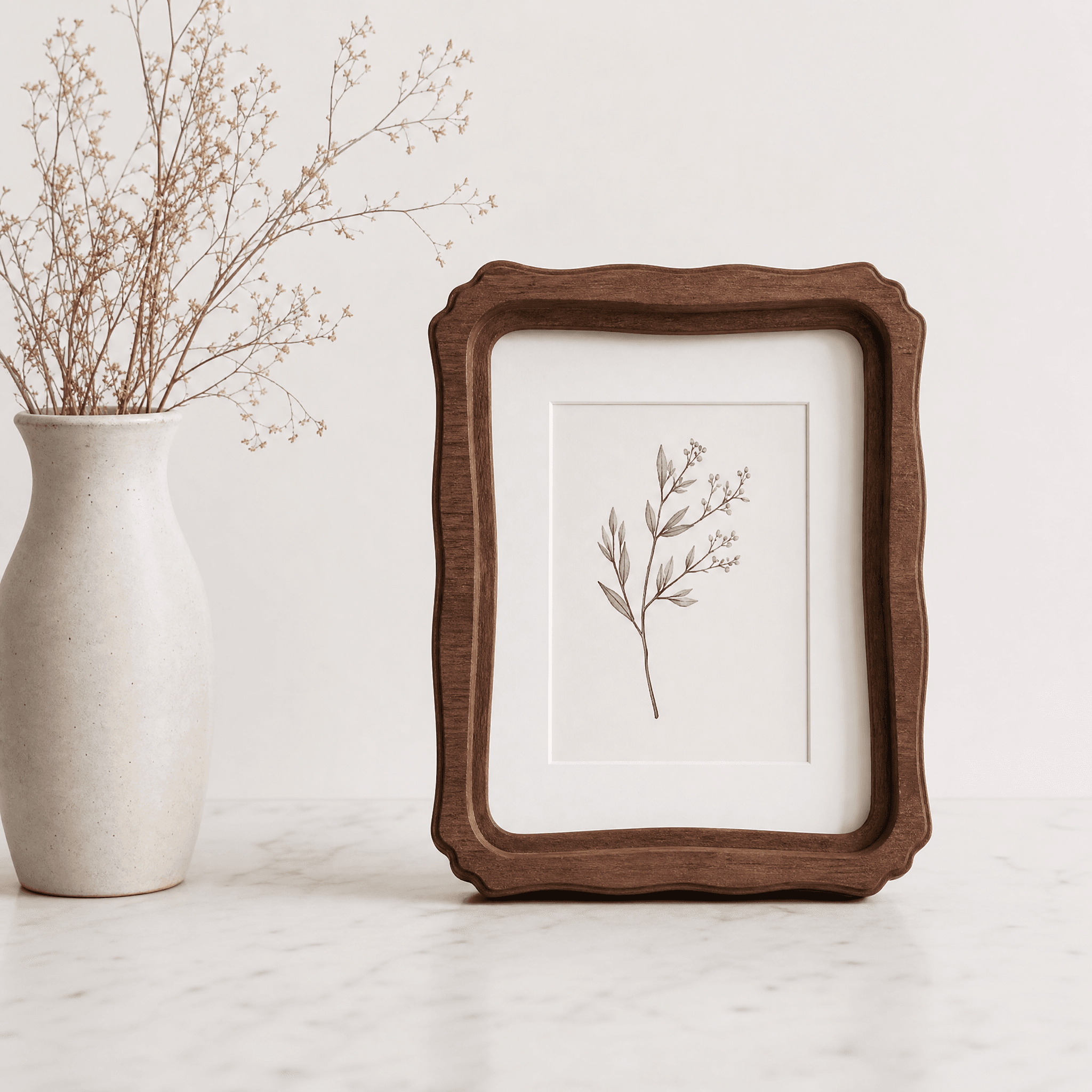 Grove Frame — Curvy Solid Wood Picture Frame | HanSimon Grove Frame — Curvy Solid Wood Picture Frame - Image 7