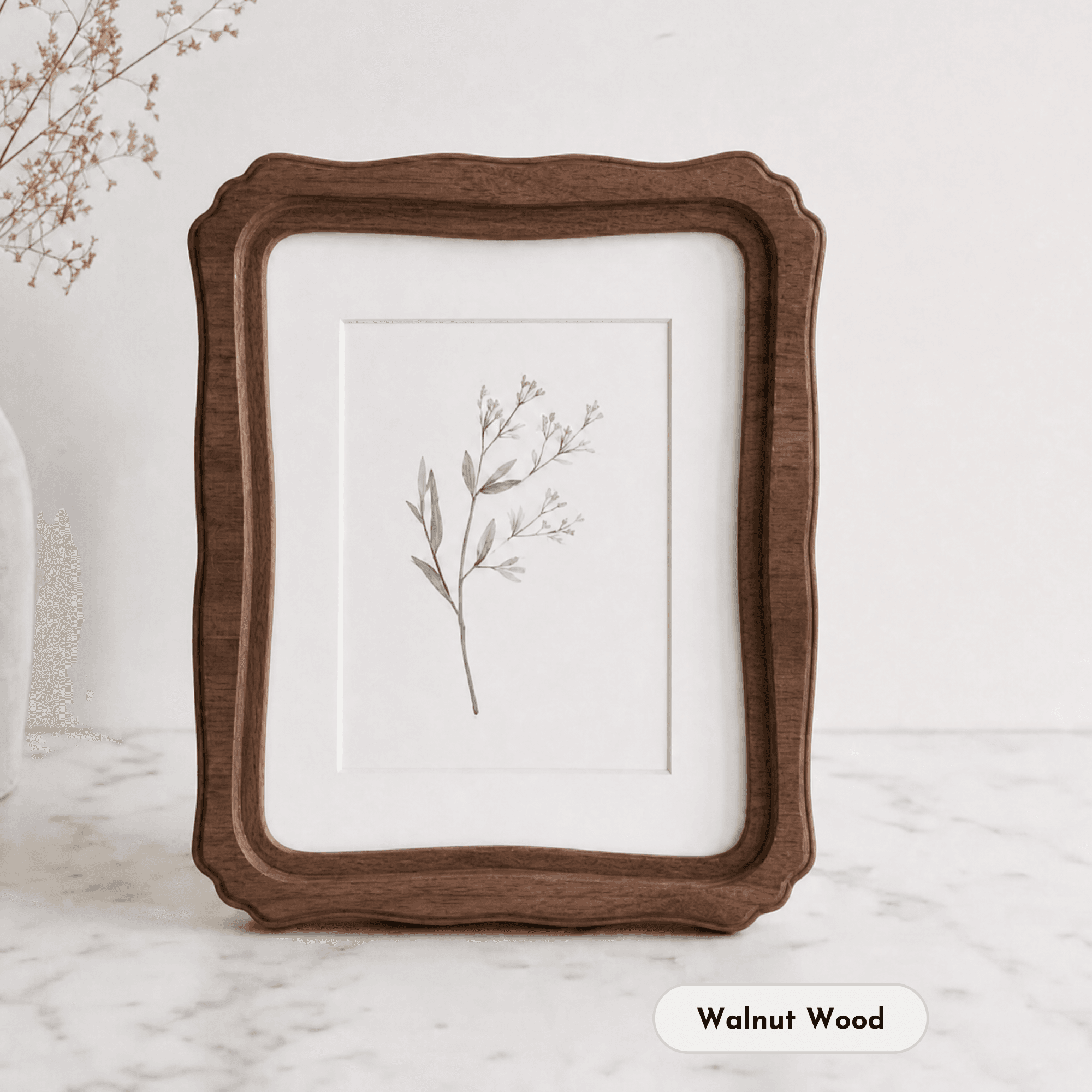 Grove Frame — Curvy Solid Wood Picture Frame | HanSimon Grove Frame — Curvy Solid Wood Picture Frame - Image 6