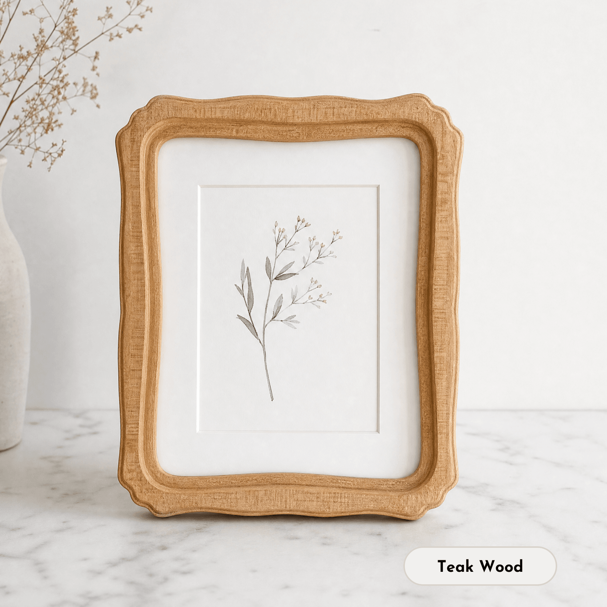 Grove Frame — Curvy Solid Wood Picture Frame | HanSimon Grove Frame — Curvy Solid Wood Picture Frame - Image 3