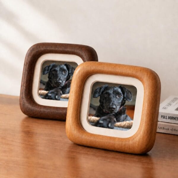 Pebble Frame — Rounded Solid Wood Picture Frame