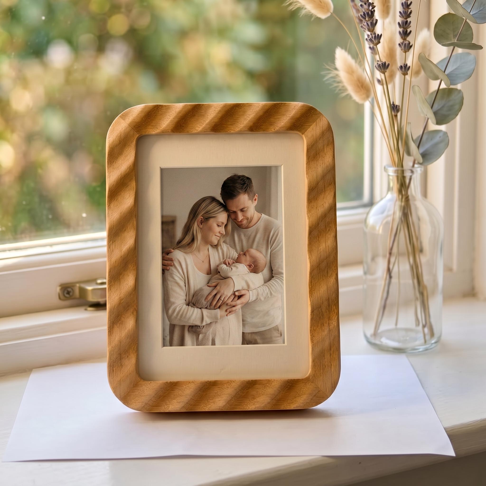 Twist Frame — Twisted Organic Solid Wood Picture Frame | HanSimon Twist Frame — Twisted Organic Solid Wood Picture Frame