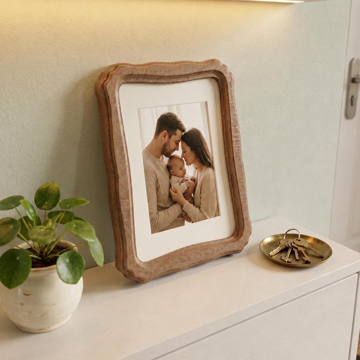 Grove Frame — Curvy Solid Wood Picture Frame | HanSimon Grove Frame — Curvy Solid Wood Picture Frame