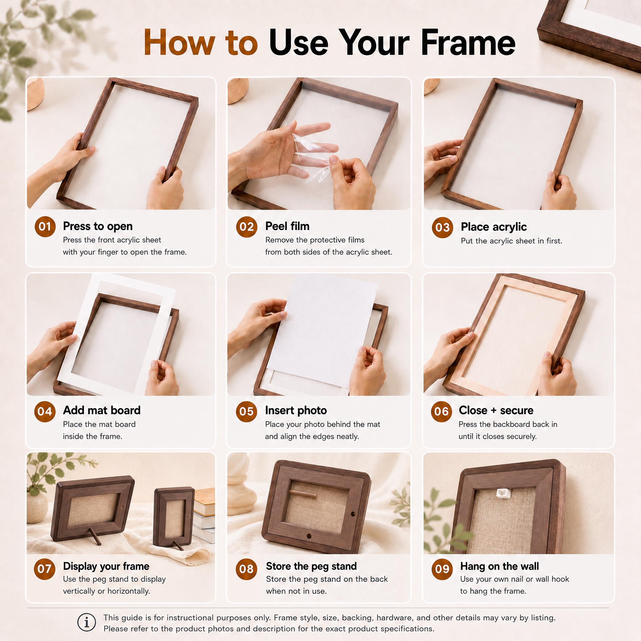 Grove Frame — Curvy Solid Wood Picture Frame | HanSimon Grove Frame — Curvy Solid Wood Picture Frame - Image 11
